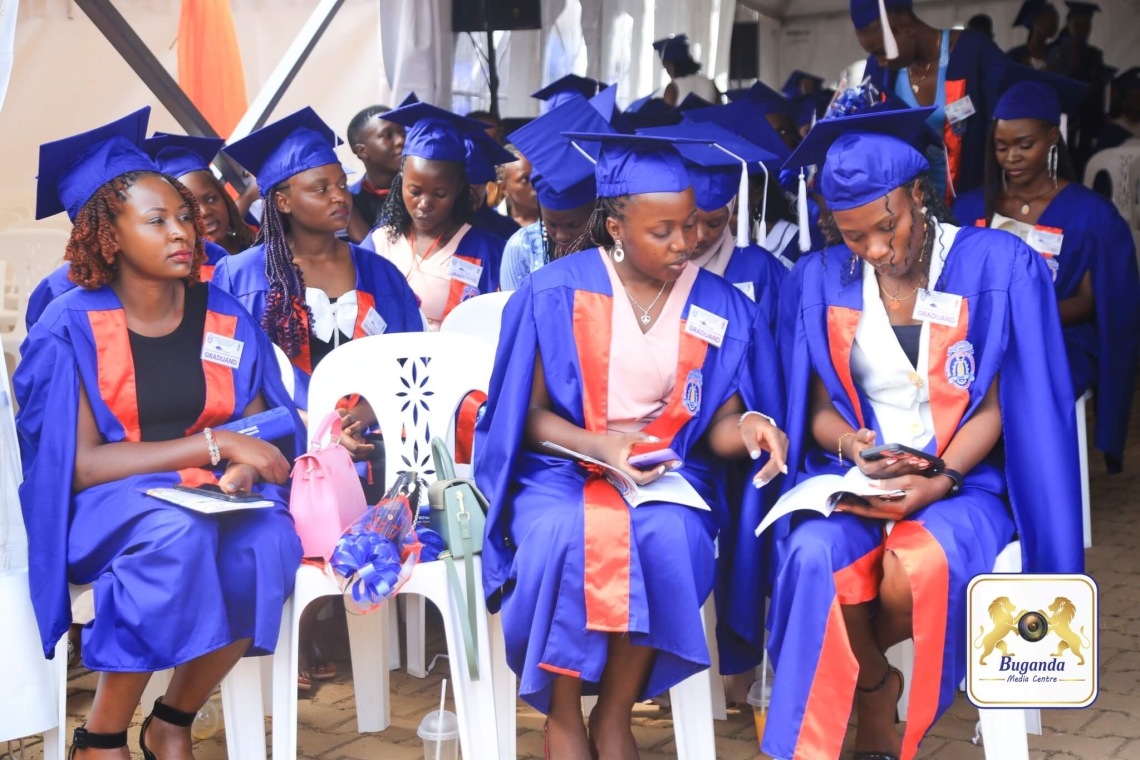 Some of the graduates at the 19th graduation ceremony of Buganda Royal Institute Some of the graduates at the 19th graduation ceremony of Buganda Royal Institute